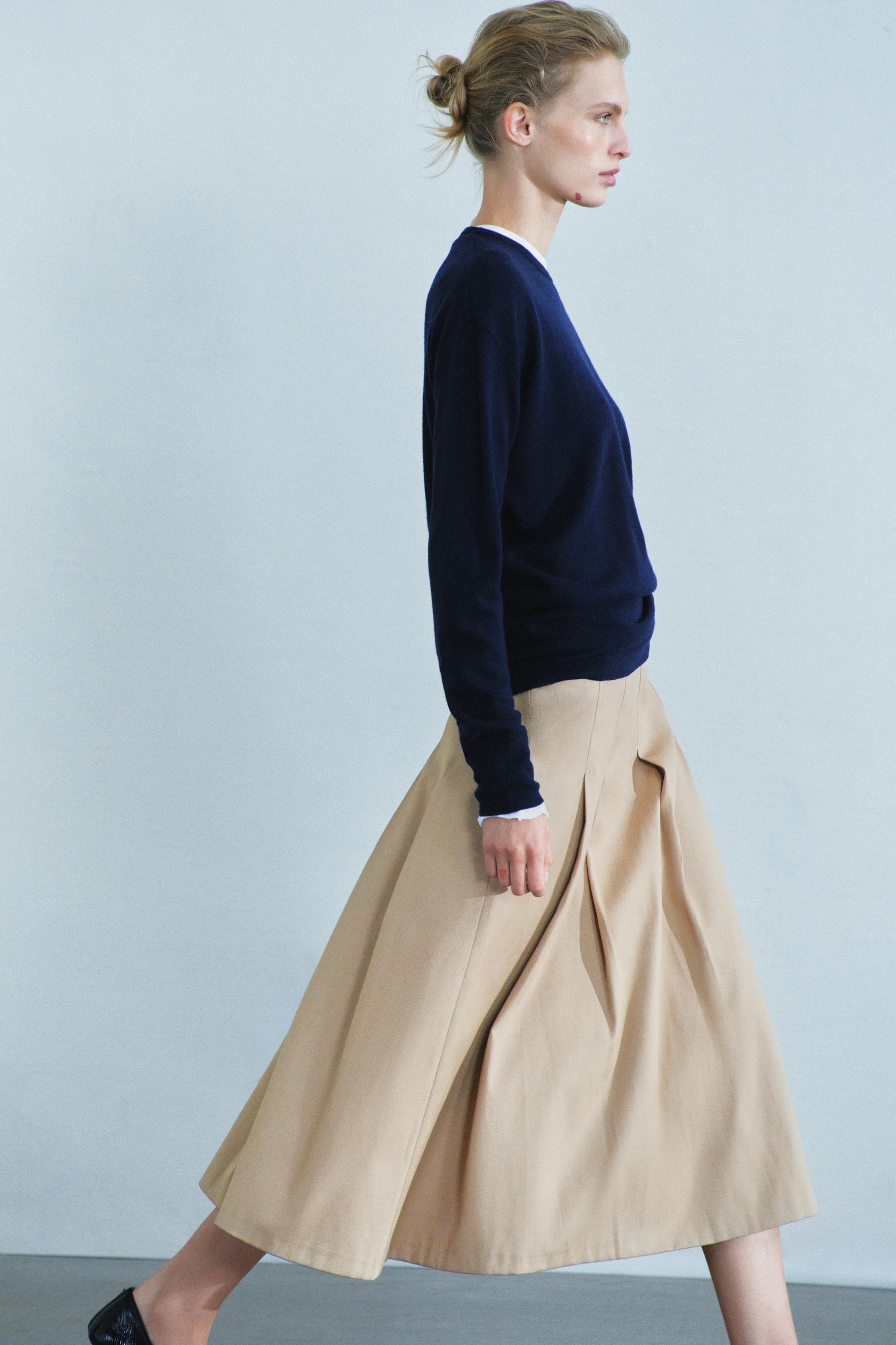 JUPE MIDI À PLIS ZW COLLECTION