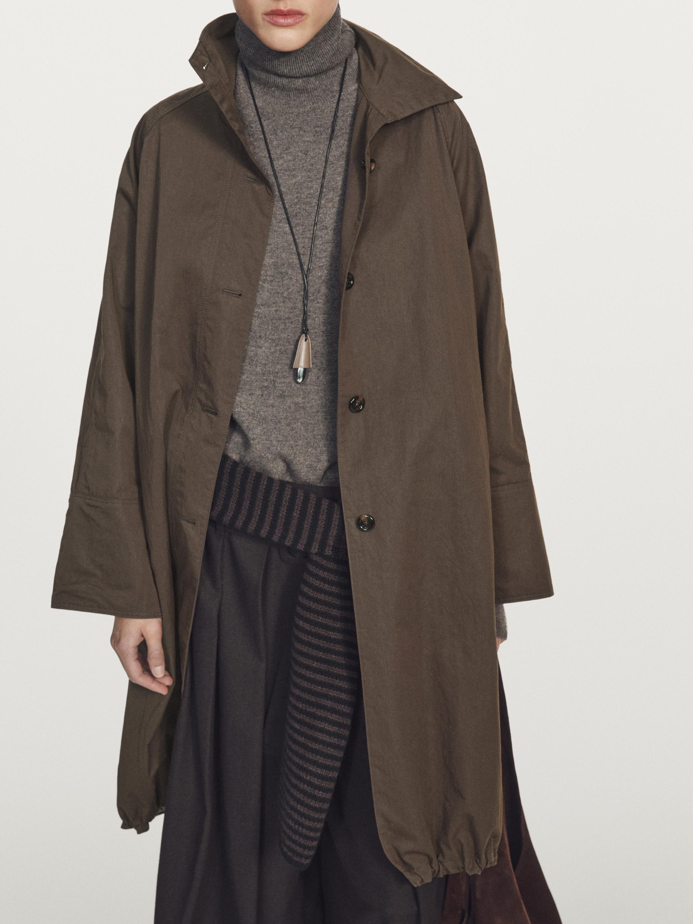 Long parka with detachable gilet