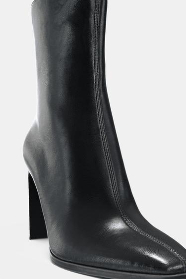 BOTTINES À TALONS - Noir de Zara - Image 7
