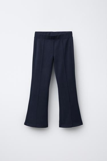 FLARED PINTUCK TROUSERS - Blue by Zara - Image 0