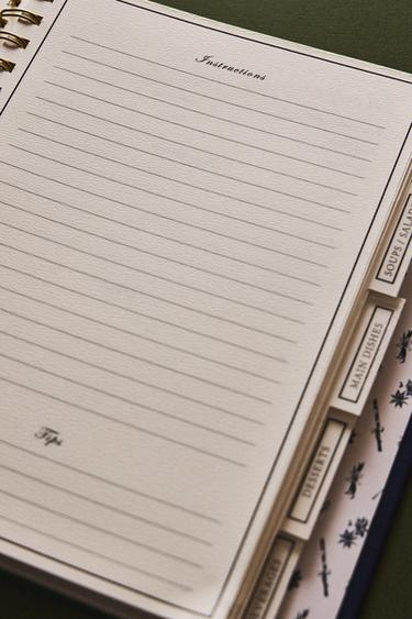 CARNET DE RECETTES DE NOËL - Bleu de Zara - Image 1