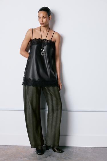 PACK OF 2 CORD NECKLACES WITH STUDS - Black by Zara