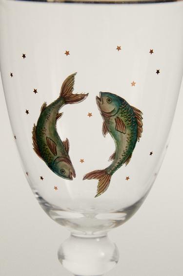 PISCES ZODIAC GLASS | MARISA BERENSON - Transparent by Zara - Image 2