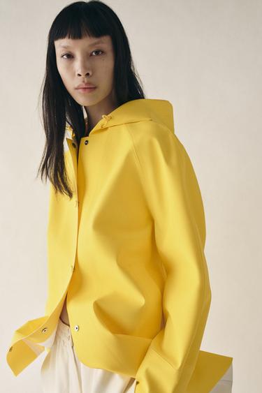 RUBBERISED JACKET ZW COLLECTION - Yellow by Zara - Image 5