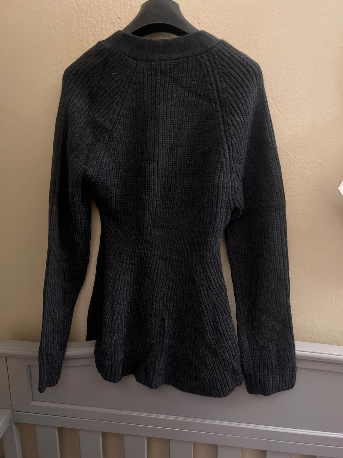 FITTED WAIST KNIT CARDIGAN - Image 2