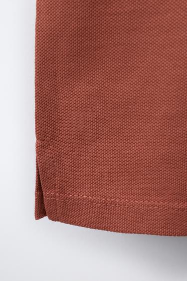 POLO PIQUÉ BASIQUE - Tuile de Zara - Image 3