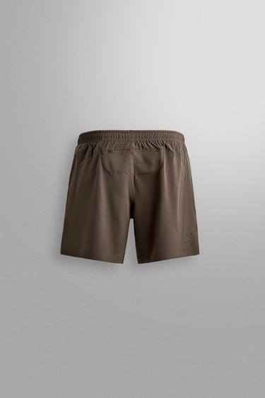 BASIC TRAINING SHORTS 7" - Taupe grey by Zara