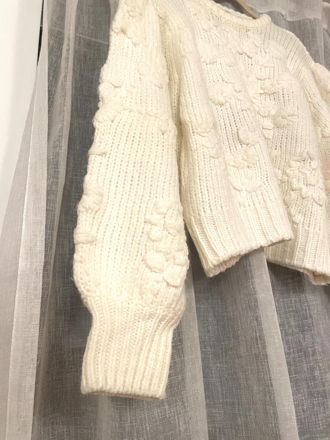 EMBROIDERED FLORAL SWEATER TRF - Image 5