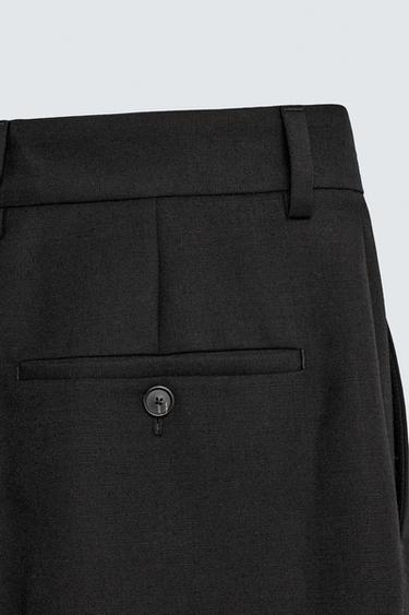 LIMITED EDITION SUIT TROUSERS - Black by Zara - Image 9