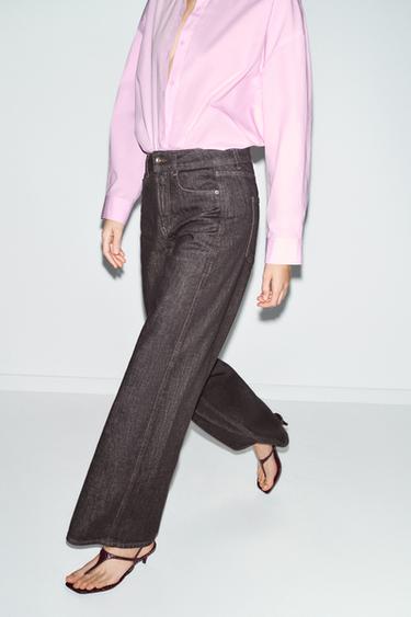 JEANS Z1975 LOOSE STRAIGHT VITA MEDIA - Marrone di Zara