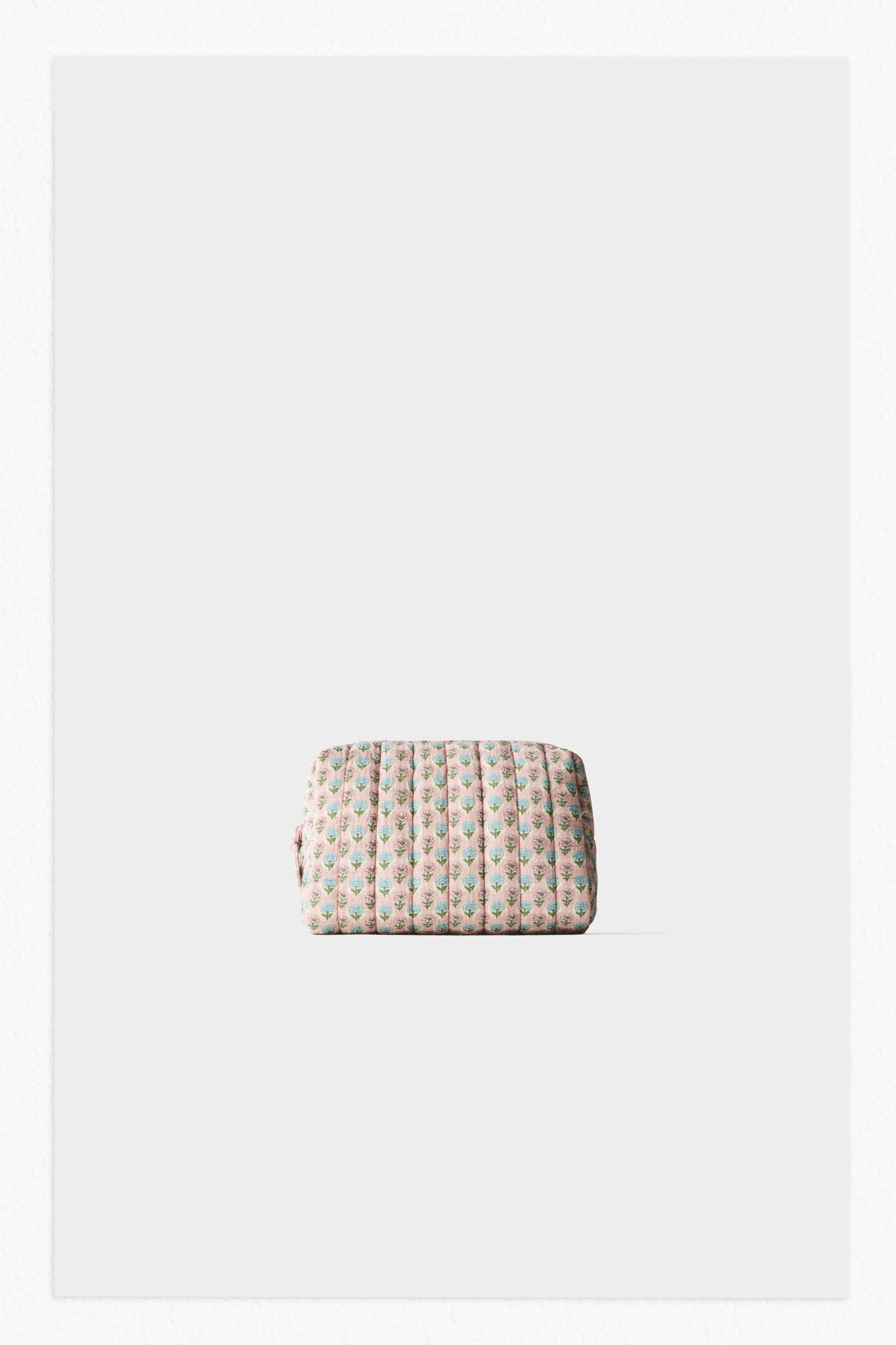 FLORAL MATERNITY POUCH — Pink