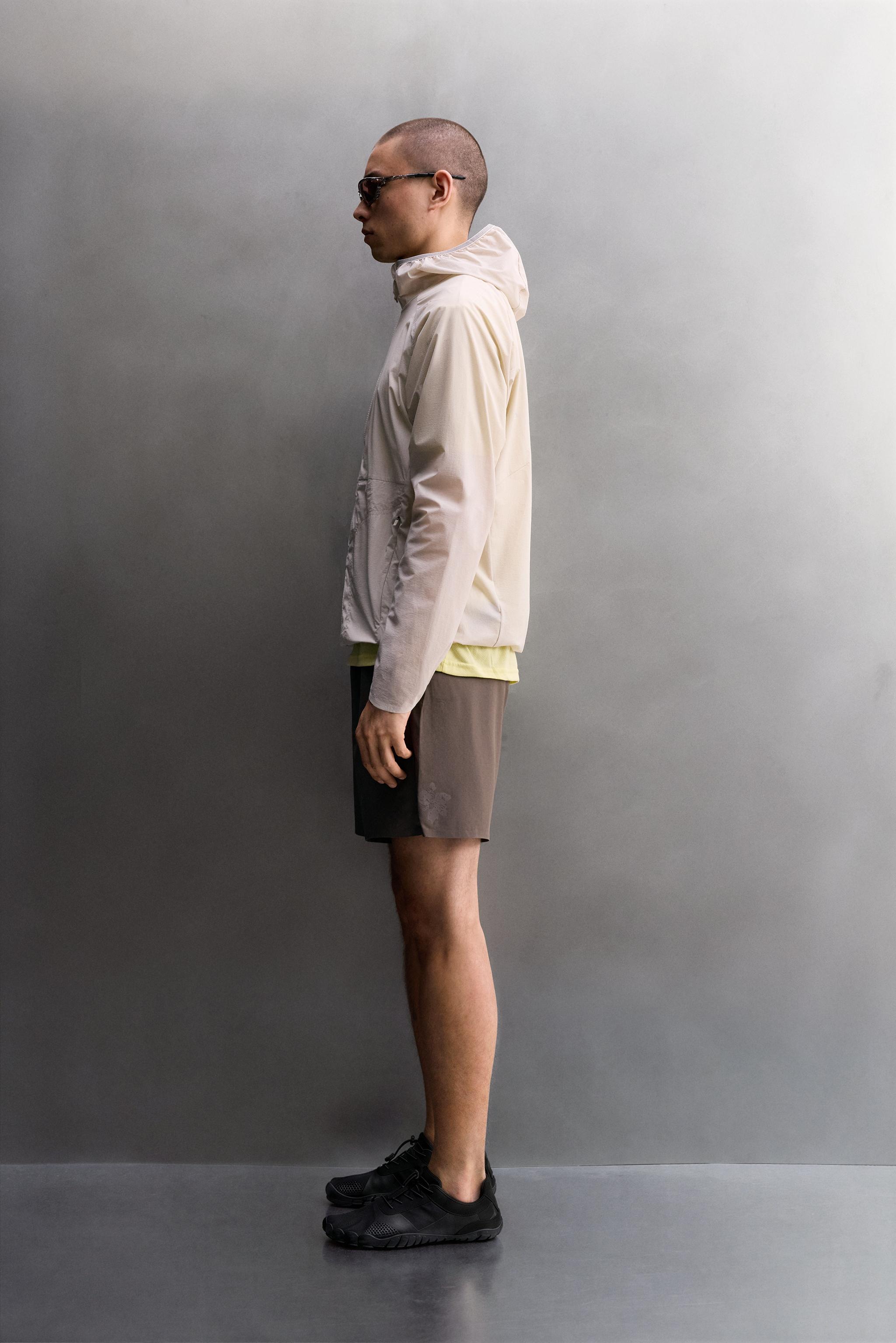 TECHNICAL WINDBREAKER JACKET - Mid-ecru | ZARA Singapore