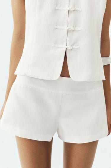 SHORT MINI - Écru de Zara - Image 1