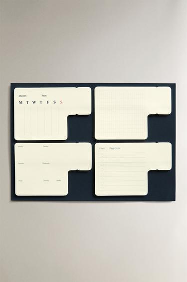 CONJUNTO DE NOTAS ADESIVAS - Multicolor da Zara - Imagem 0