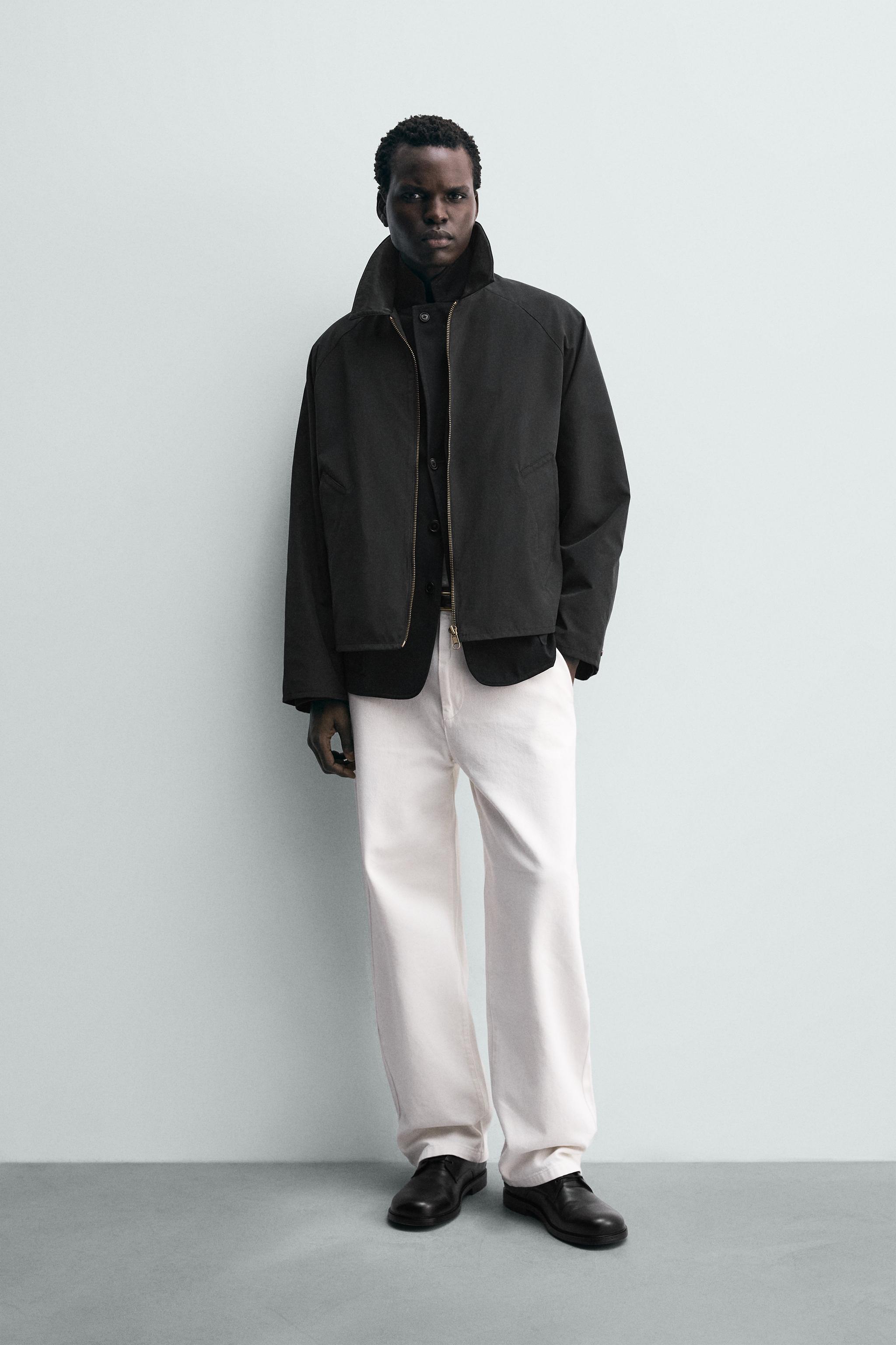 CONTRAST COLLAR OVERSHIRT