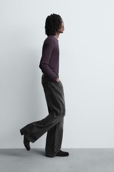 JEAN FLARE FIT - Gris moyen de Zara - Image 5