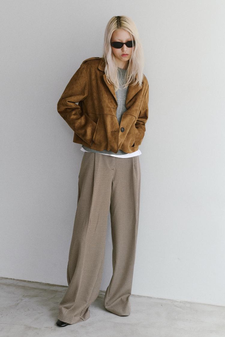 FAUX SUEDE JACKET