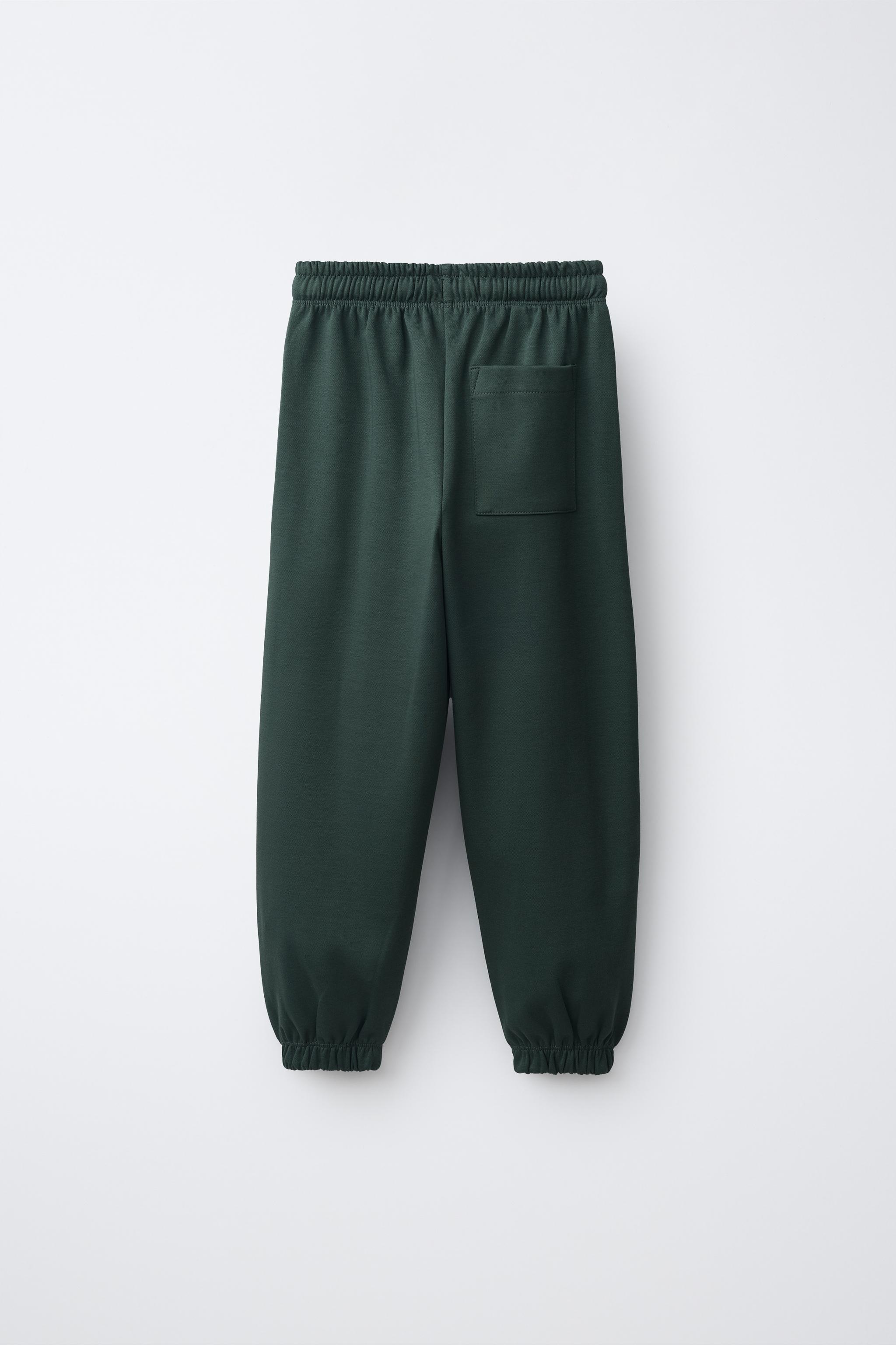 TEXT PRINT INTERLOCK SWEATSHIRT AND JOGGER SET