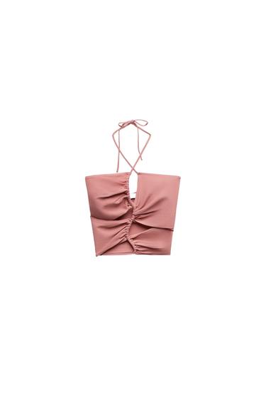 CUT OUT KNIT TOP