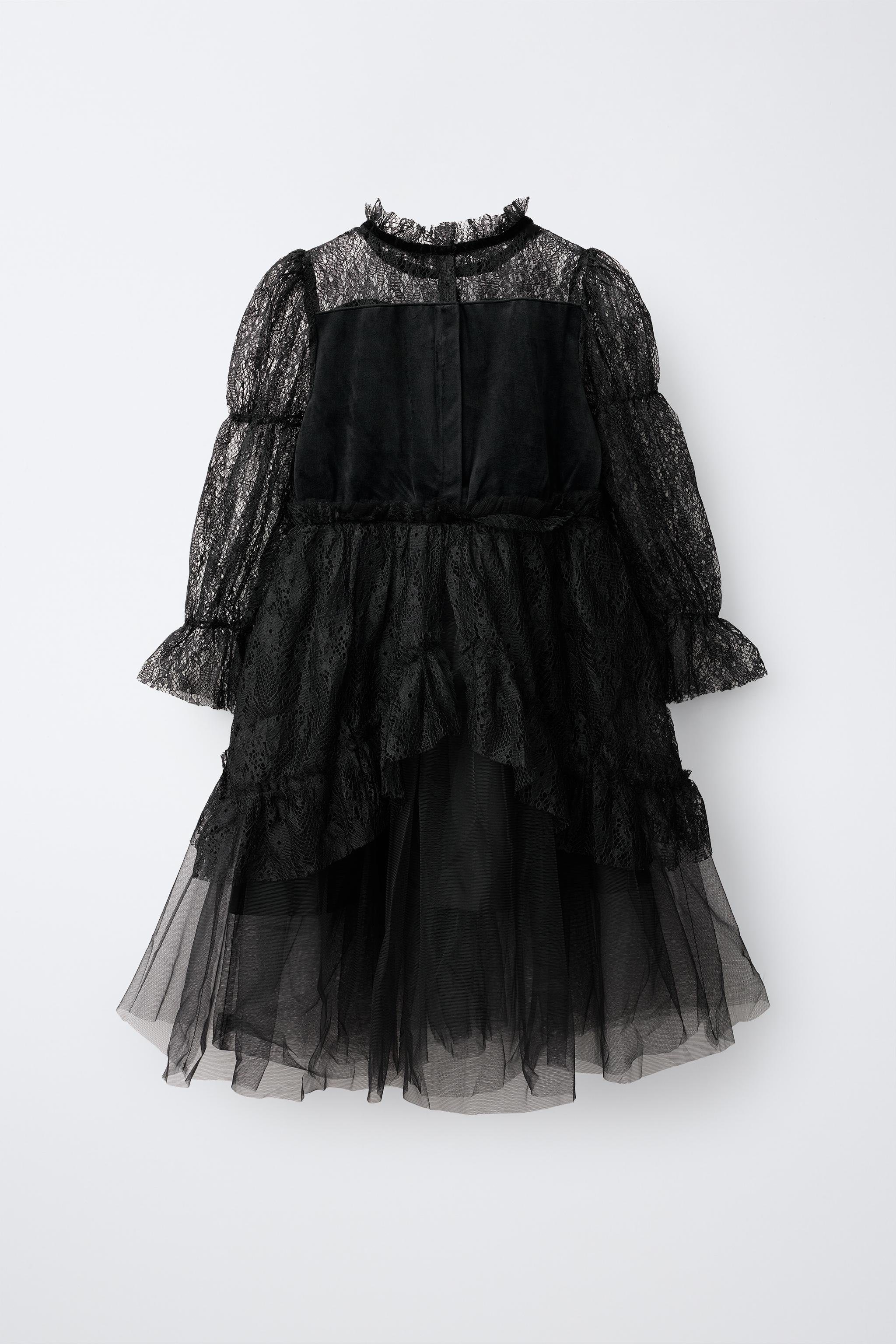 チュール レース 魔女 ドレスコスチューム - ブラック | ZARA Japan / 日本