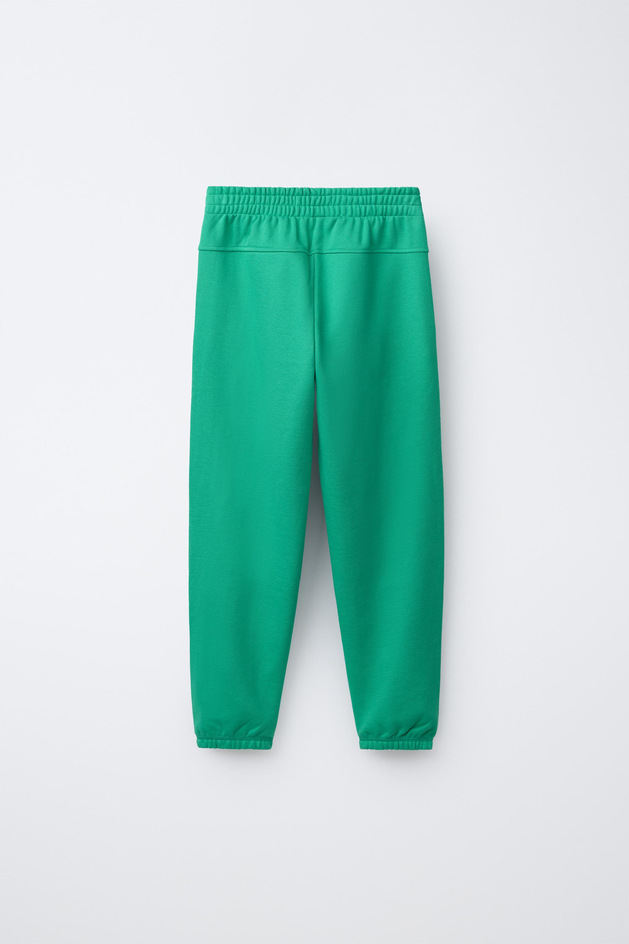 PLUSH JOGGERS — Green