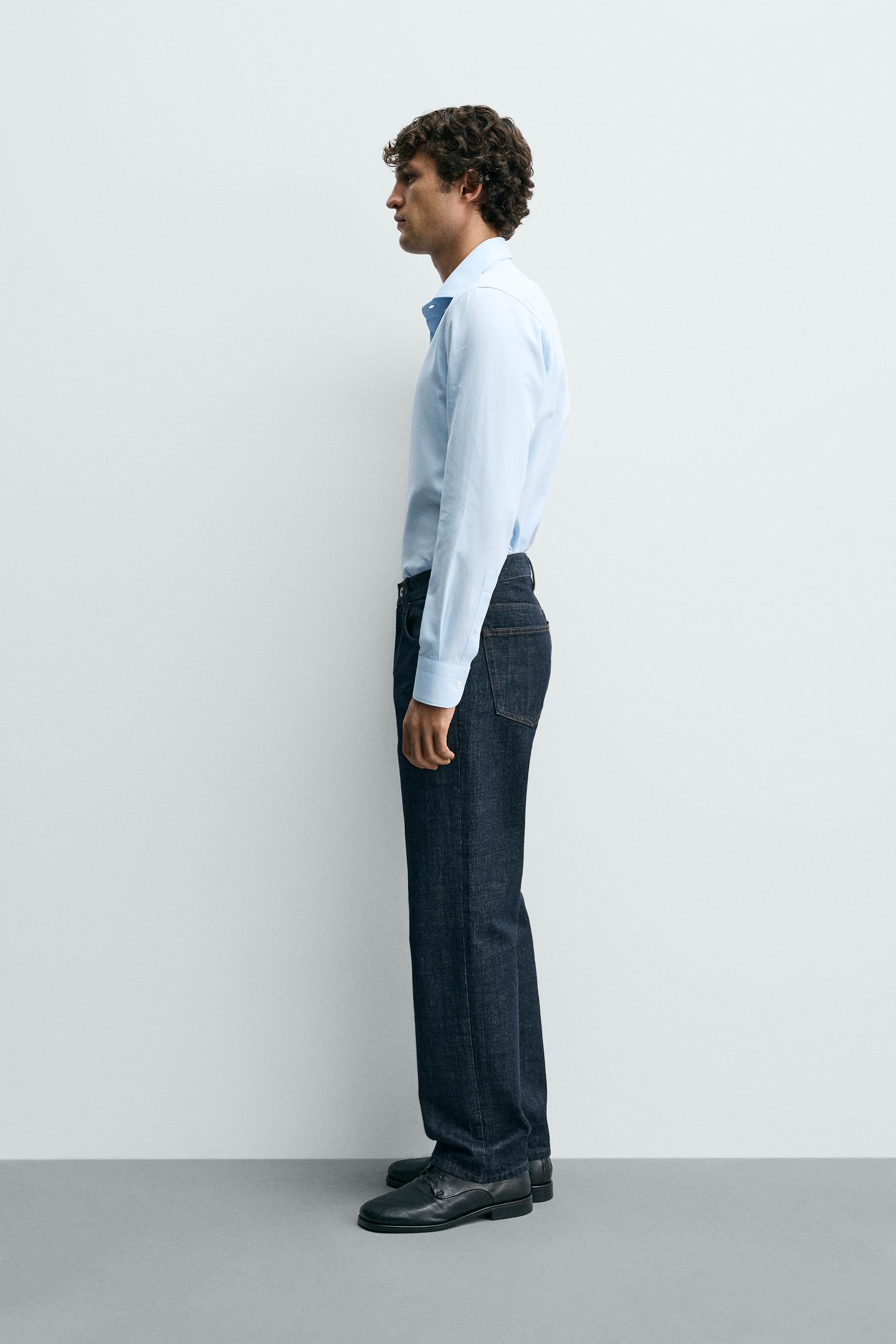 REGULAR FIT TEXTURED SHIRT
