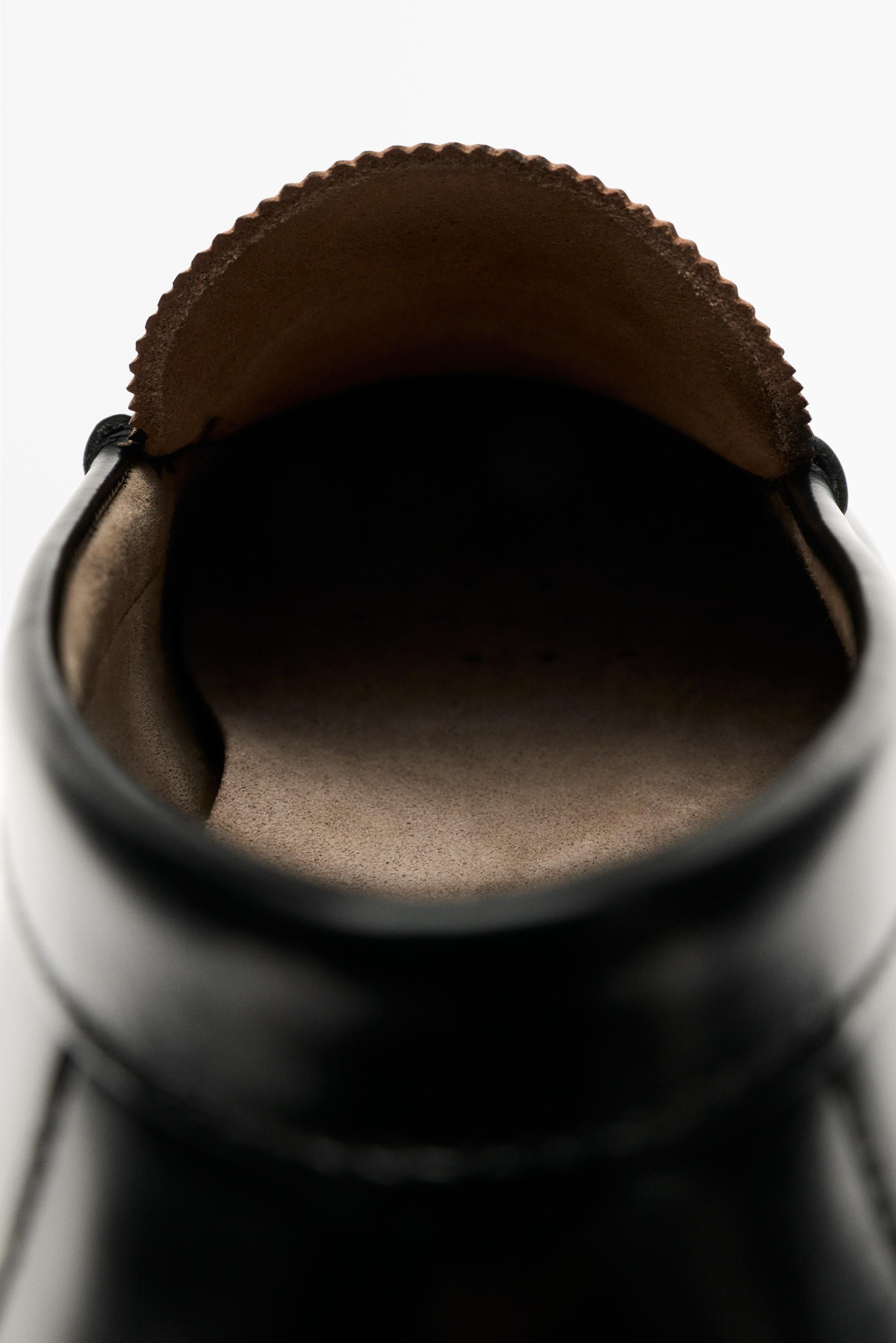 Mocassin en cuir à mors