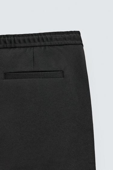 REGULAR FIT COMFORT BERMUDA SHORTS - Black by Zara - Image 10