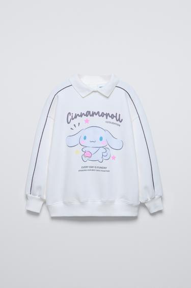 シナモロール©SANRIO ポロネックスウェットシャツエクリュ0Zaraのシナモロール©SANRIO ポロネックスウェットシャツ - エクリュ - 画像 0