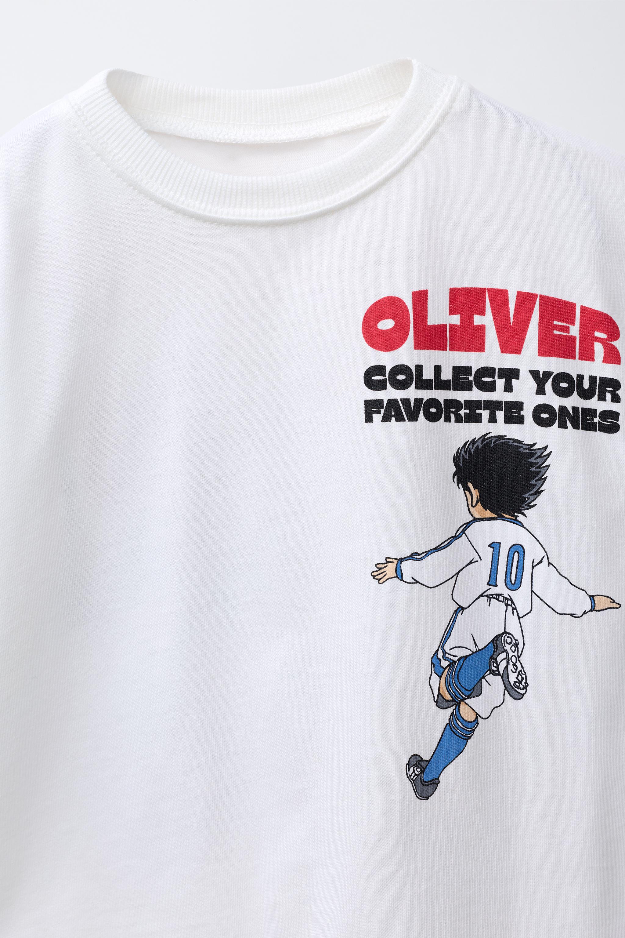 OLIVER AND BENJI © CAMPEONES T-SHIRT - White | ZARA New Zealand
