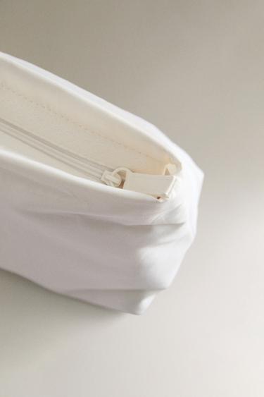 TROUSSE DE TOILETTE TISSU TECHNIQUE FORMAT MOYEN - Blanc de Zara - Image 3