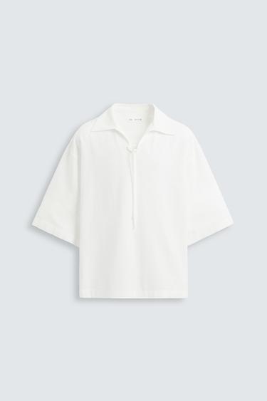 CAMISA TEXTURA BOUCLÉ - Branco da Zara