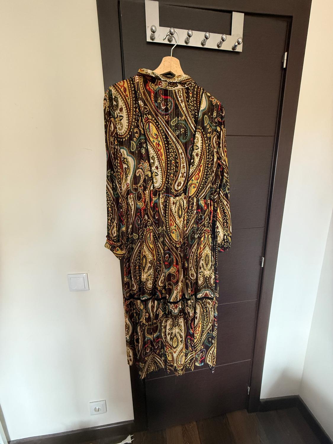 LONG PRINTED DRESS - Image 4