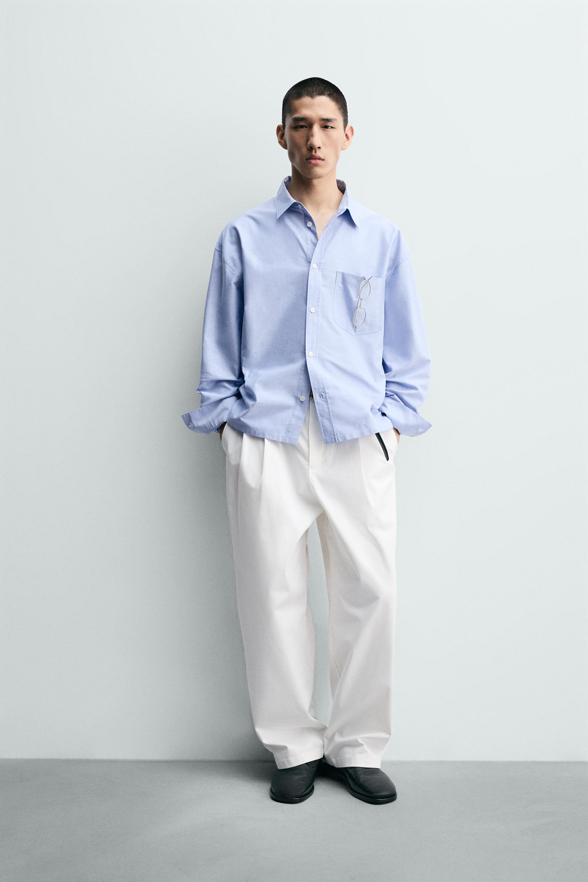 CHEMISE OXFORD COUPE BOXY