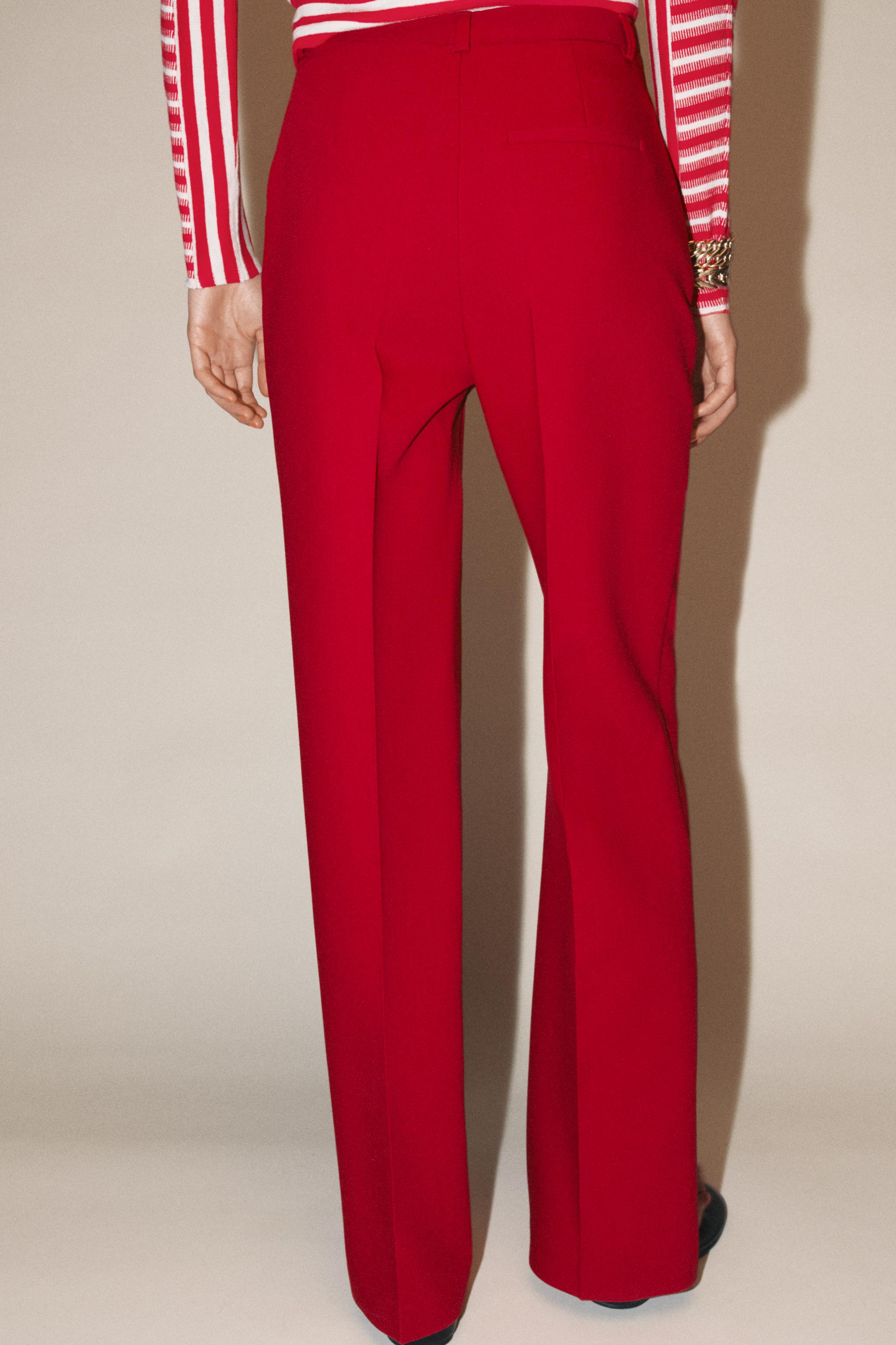 PANTALON DROIT TAILLE HAUTE