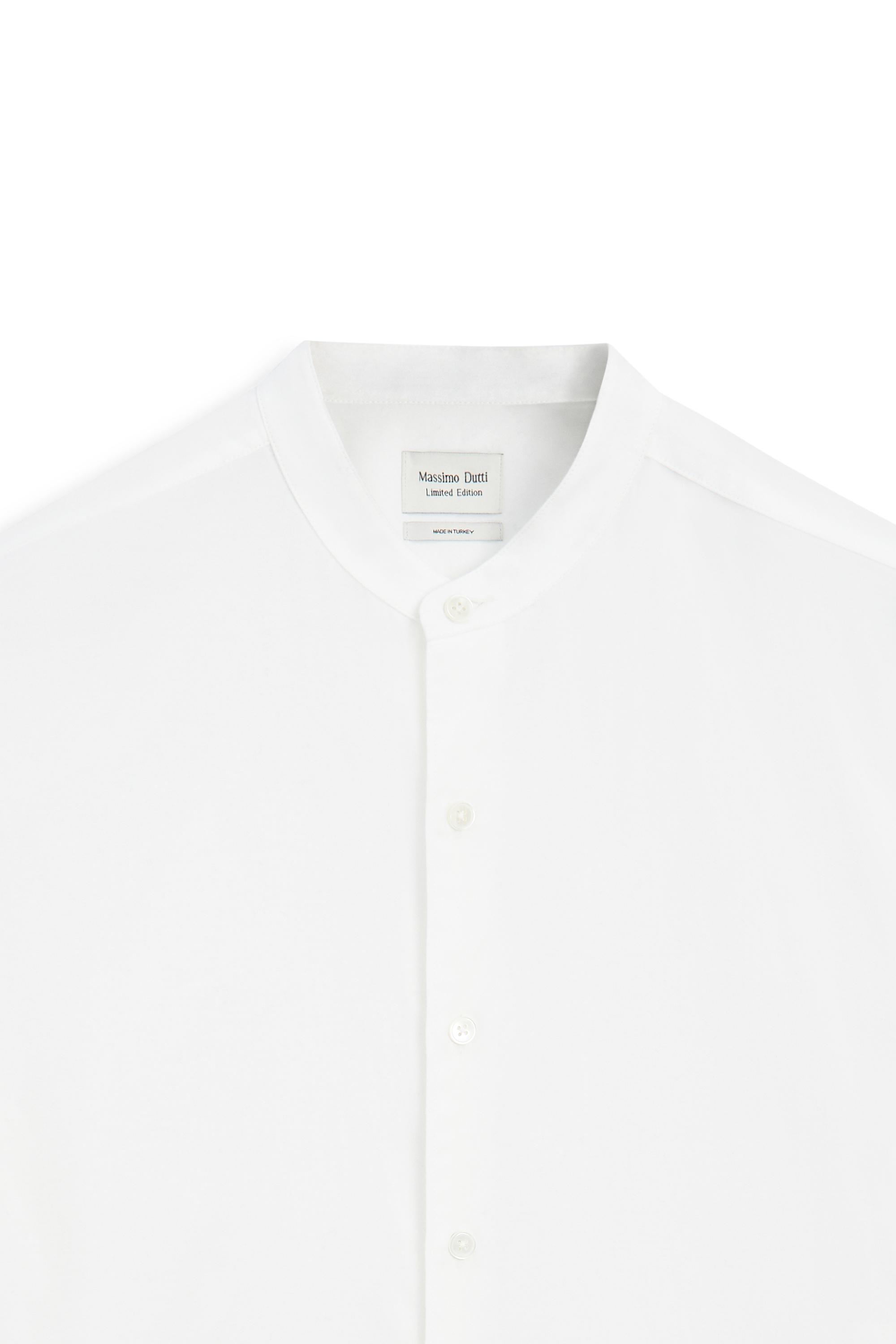 Regular fit stand collar shirt - LIMITED EDITION