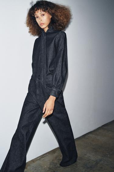 DENIM MASNIS INGVÁLL ZW KOLLEKCIÓ – Kék a ZARA-tól