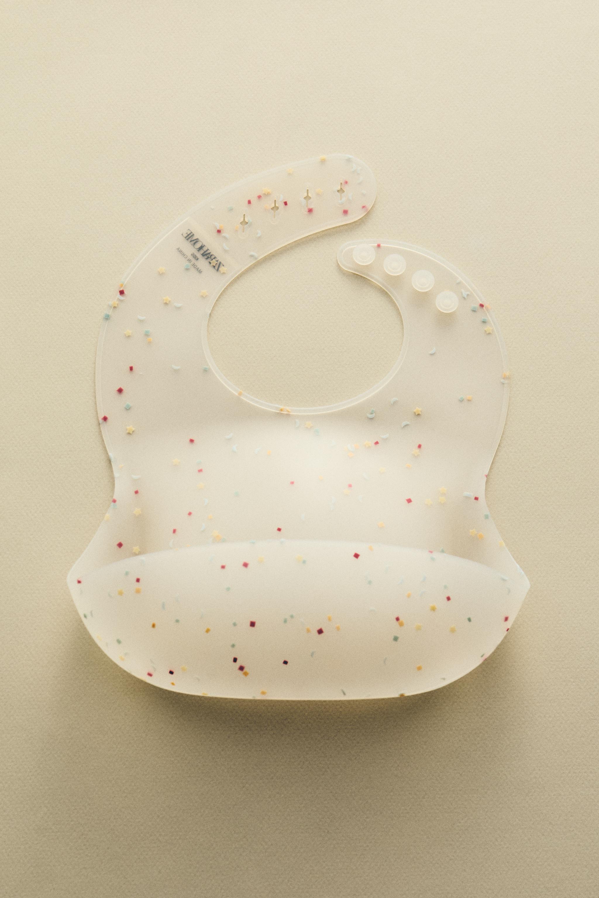 BAVOIR ENFANT SILICONE CONFETTIS