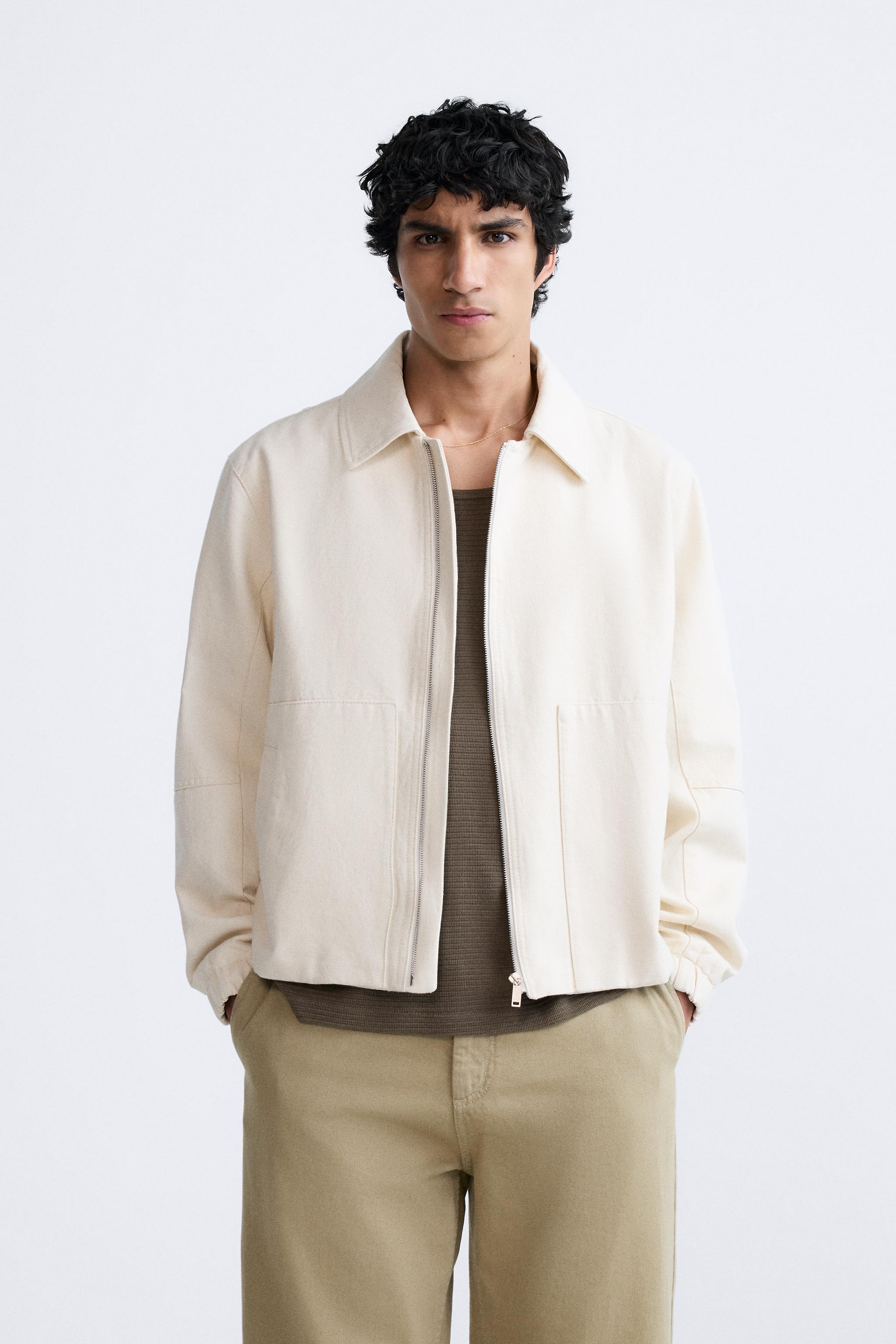 Sand denim best sale jacket mens