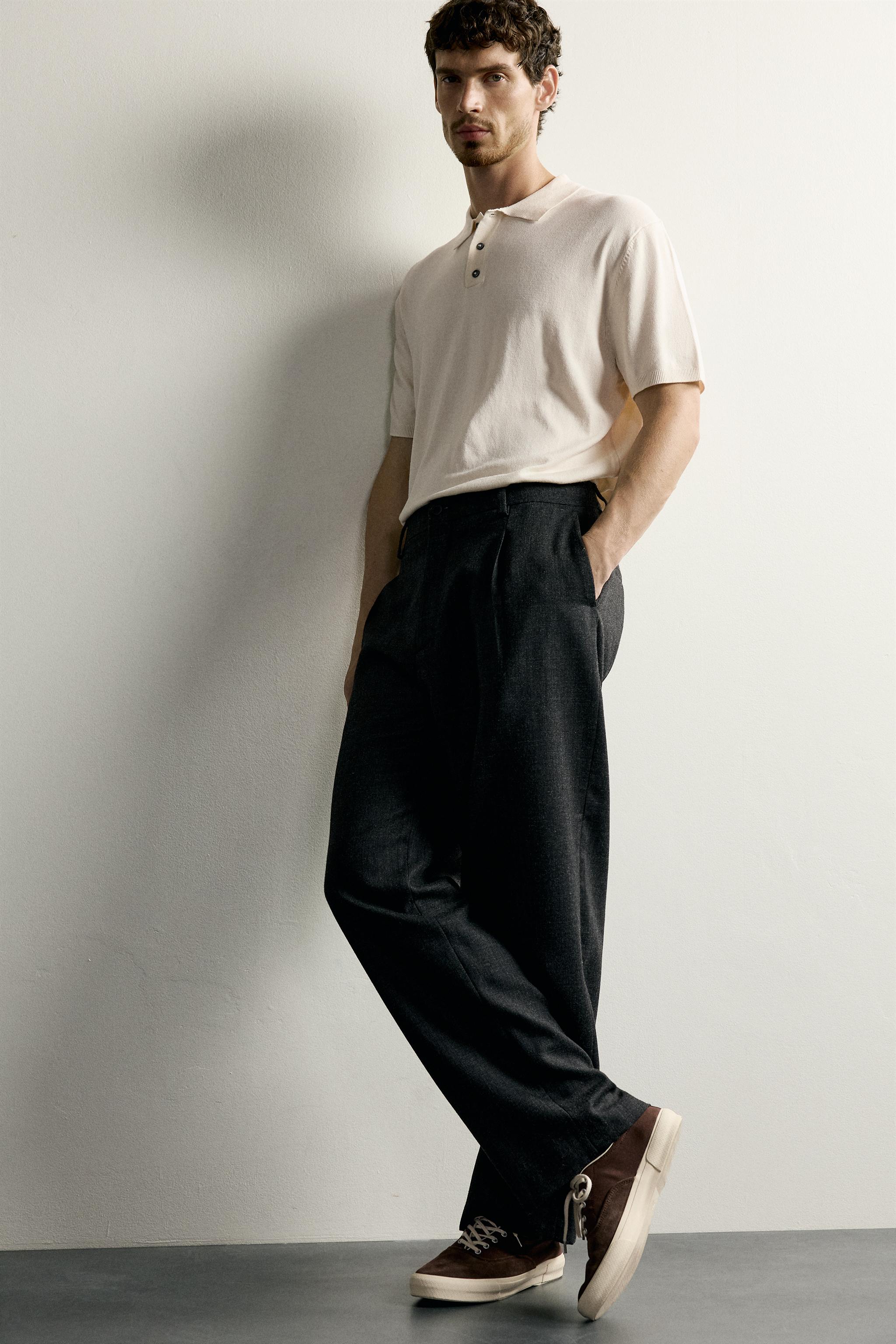 REGULAR FIT KNIT POLO SHIRT