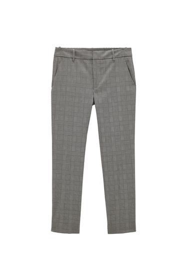 CHECK TROUSERS