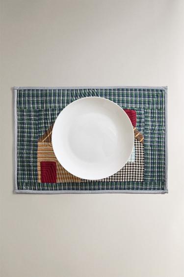 PATCHWORK HOUSE PLACEMAT - Green by Zara - Image 4