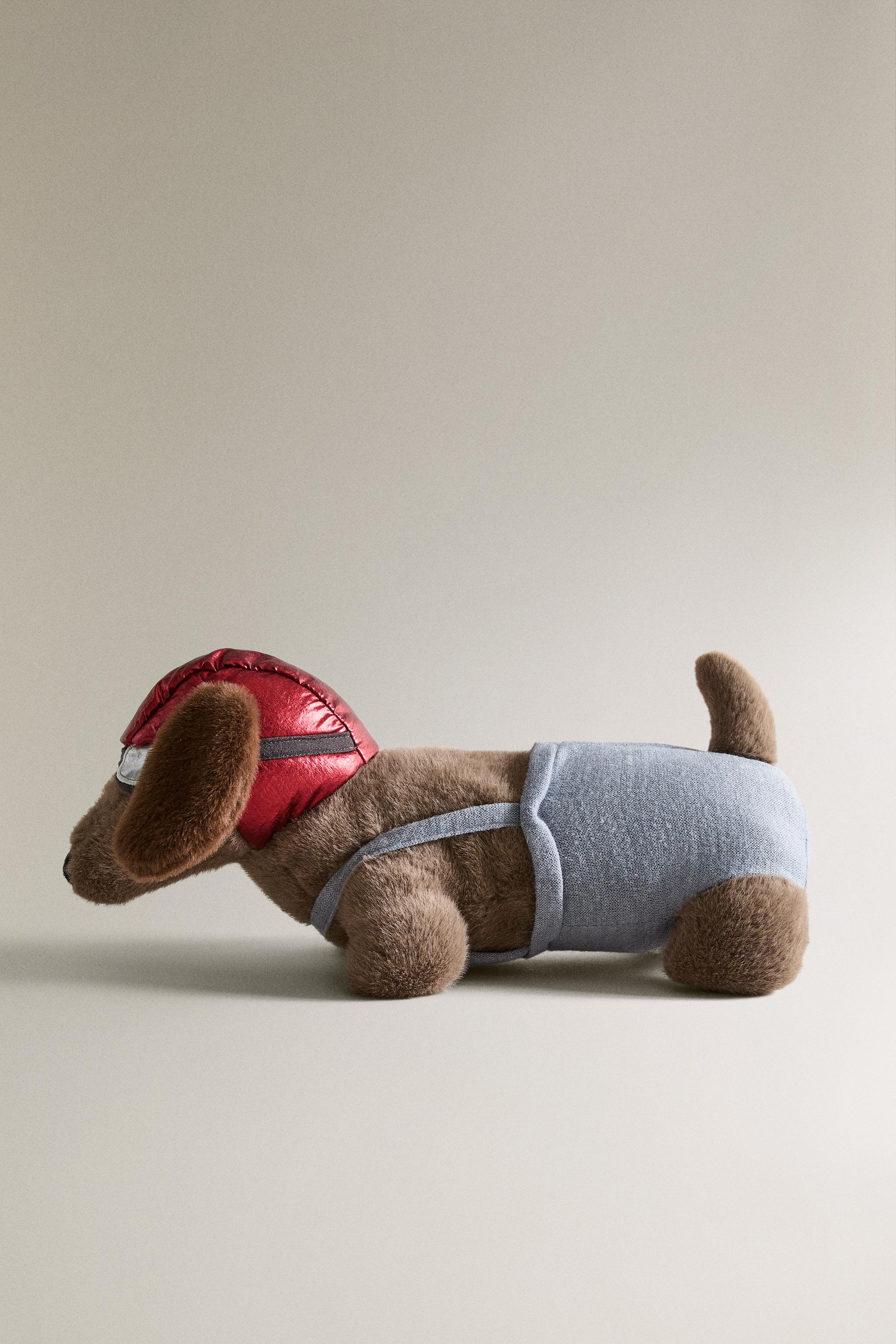 Детские мягкие игрушки Zara KIDS' AVIATOR DACHSHUND PLUSH TOY