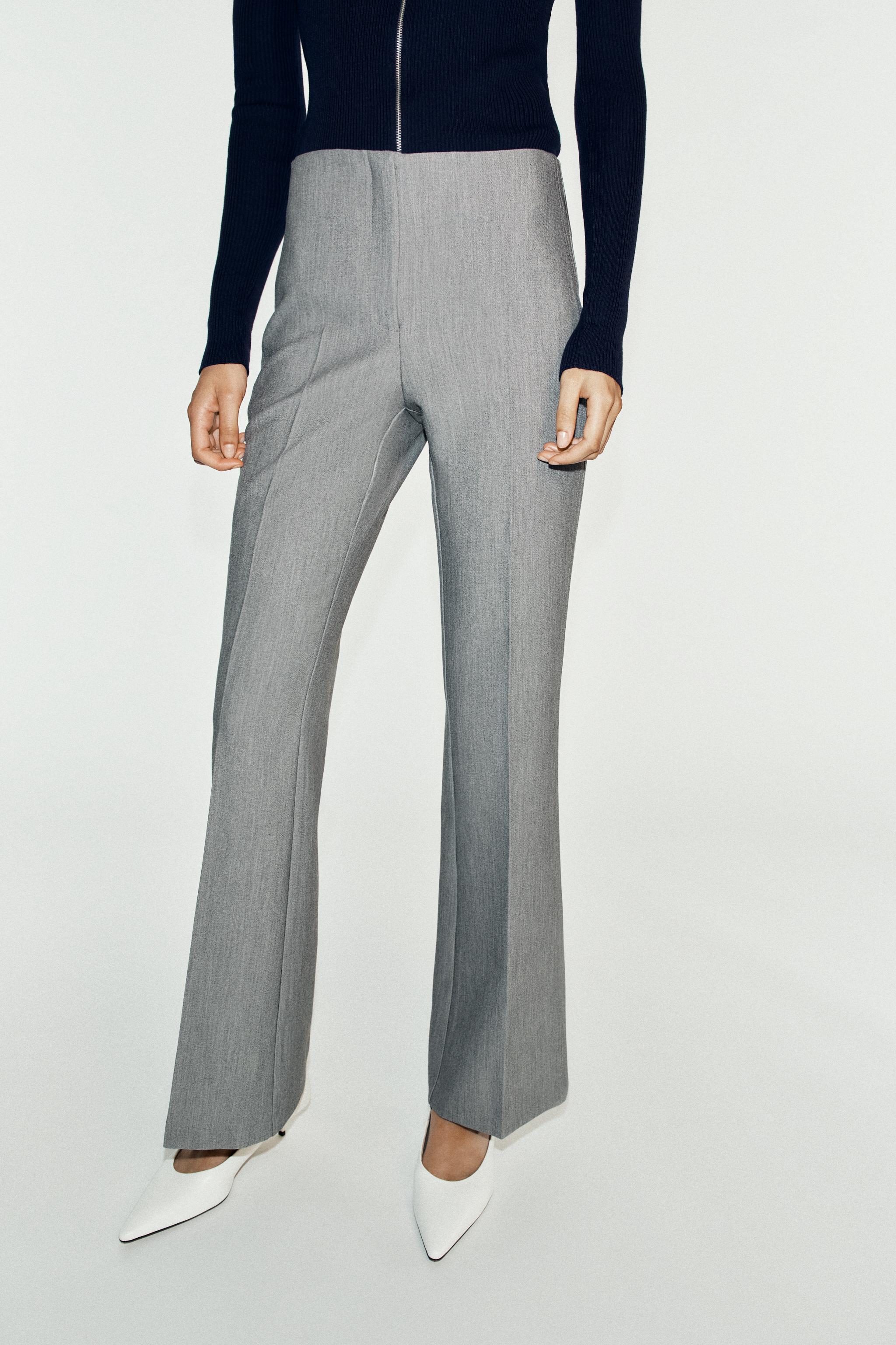 PANTALON FLARE TAILLE BASSE
