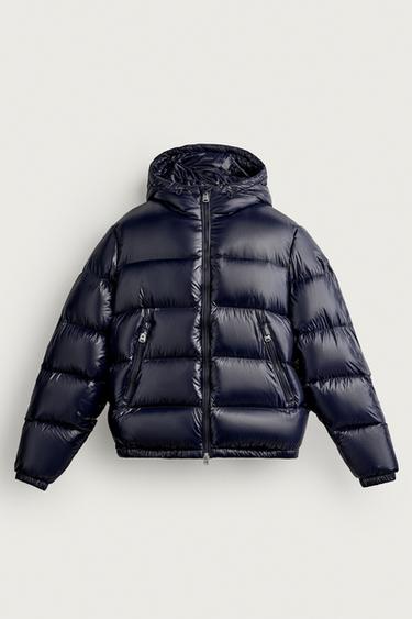 80% МАМЫҚ - 20% ҚАУЫРСЫН СУ ӨТКІЗБЕЙТІН КҮРТКЕ - Терең көк Zara компаниясынан
