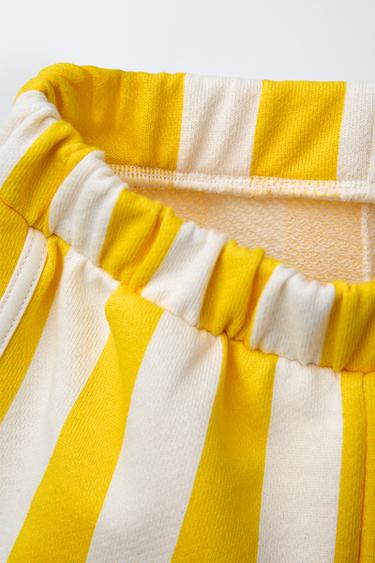 STRIPED BERMUDA SHORTS CASA LAWA © X ZARA KIDS - Yellow by Zara - Image 2