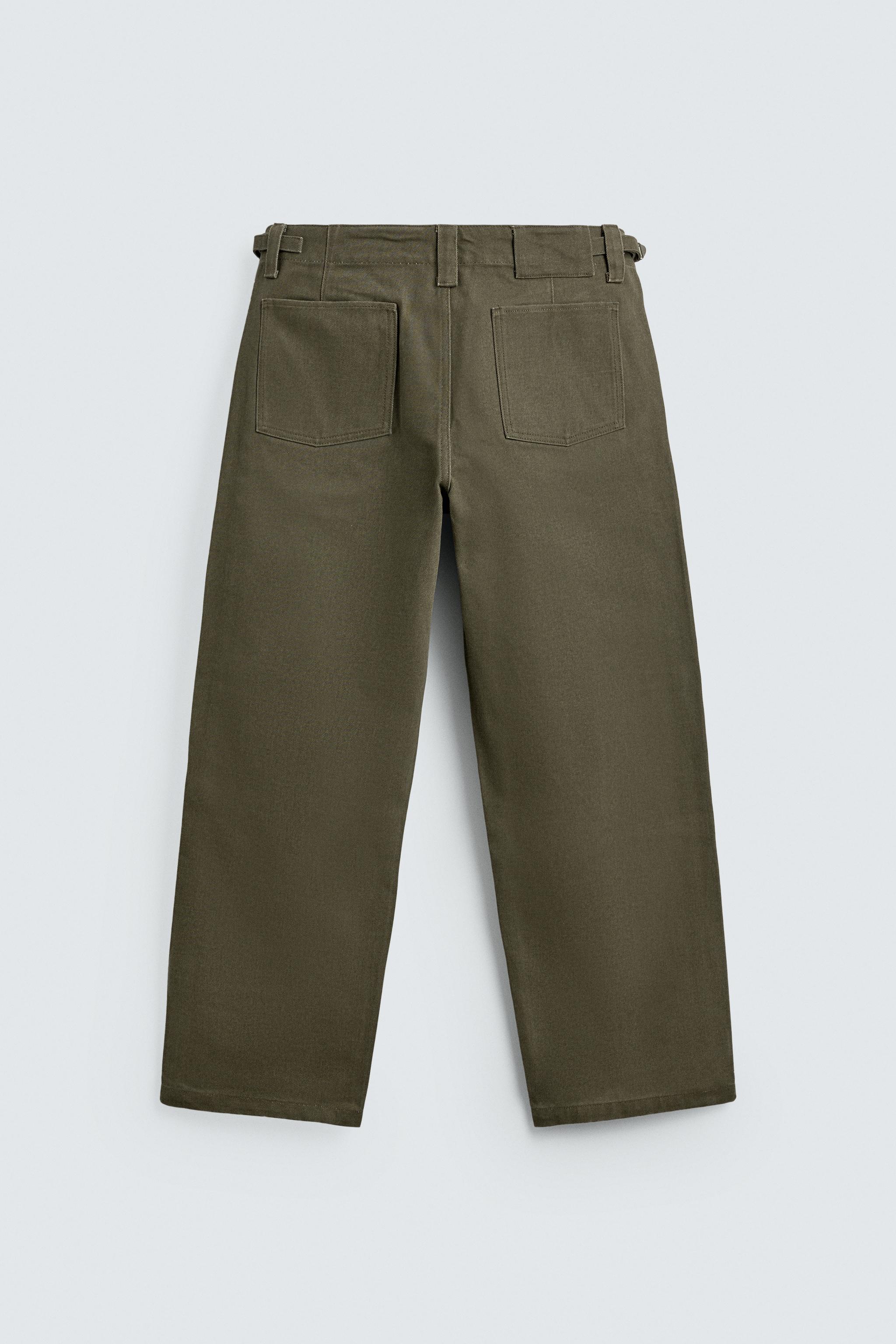 RELAXED FIT CHINO PANTS WITH BELT LOOPS
