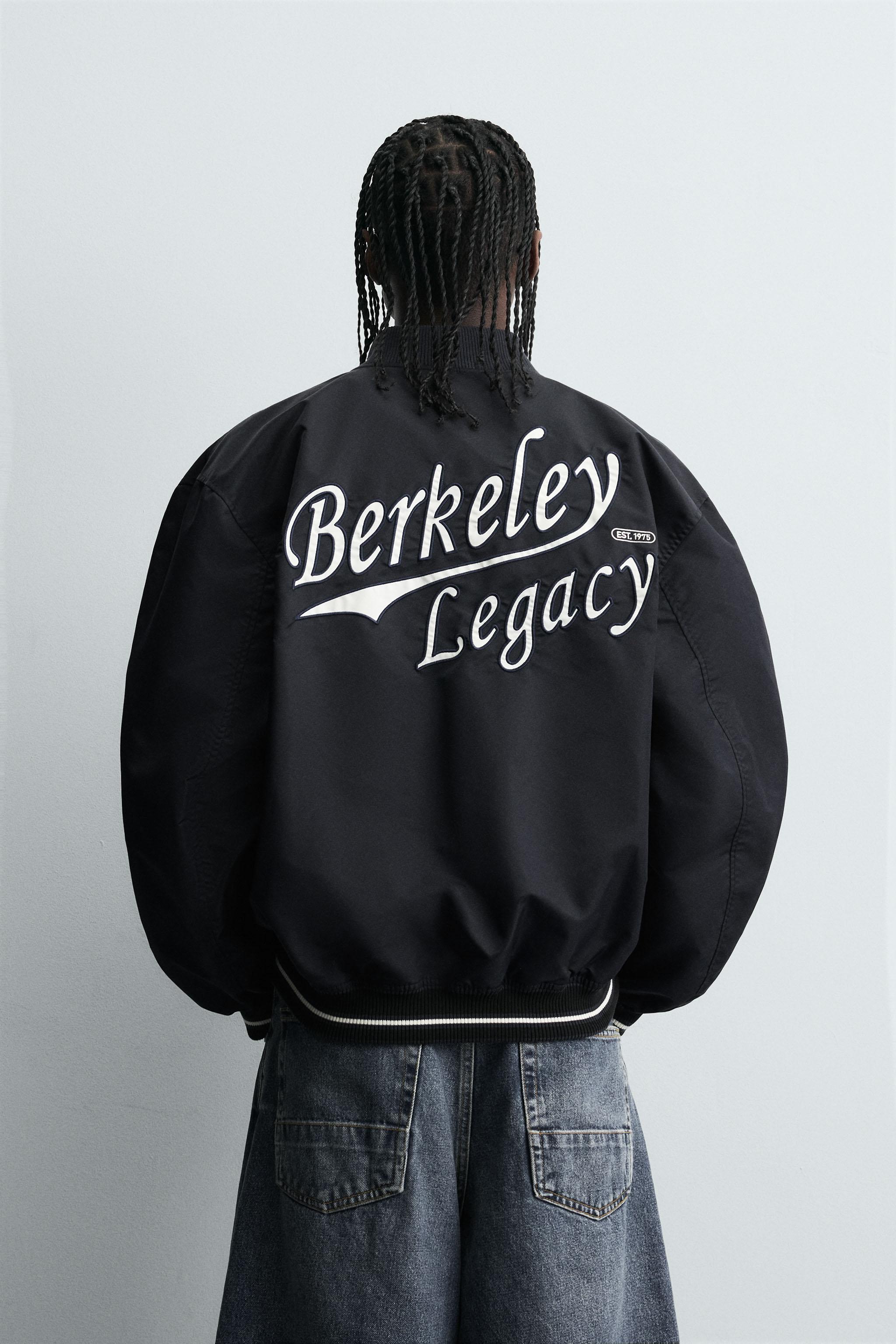 CONTRAST EMBROIDERED BOMBER JACKET