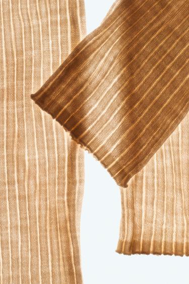 100% WOOL PINSTRIPE SUIT BLAZER - Navy blue by Zara