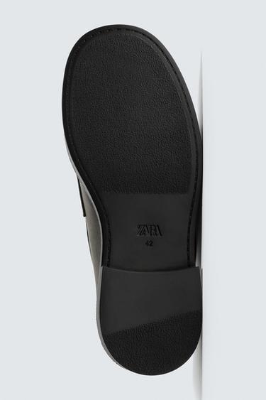 WORN COIN LOAFERS - Black by Zara - Image 6